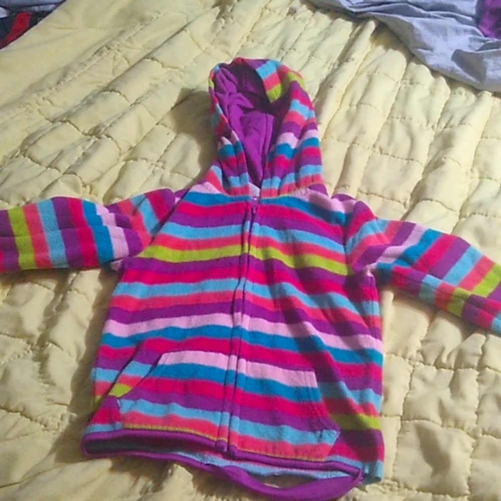 4t damaged fleece hoodie